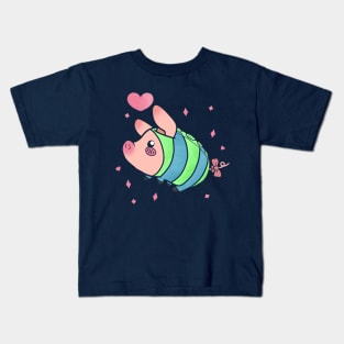 Poogie love sparkle Kids T-Shirt